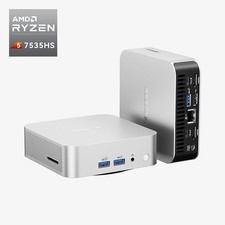 GEEKOM A7 Mini PC AMD Ryzen 5 7535HS NO RAM NO STORAGE - Barebones picture