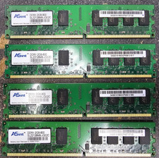 ASint DDR2 DDRII 2GB-800 4x2GB (8GB Total) SLZ2128M8-JGE2C RAM Desktop PC - USED picture
