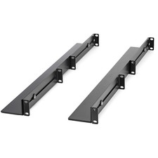 StarTech.com 1U 19 inch Server Rack Rails - 24-36 | 200 lbs, Black  picture