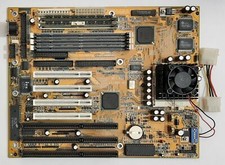 Gigabyte GA-586TX3 i430TX Socket 7 ISA Retro Motherboard + AMD K6 266MHz + 32MB picture