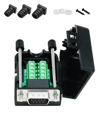 DB9 Breakout Connector, Male RS232 Serial Adapter, Solderless Module Board wi... picture