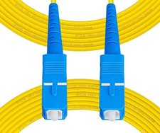 Fibergaga®SC to SC OS2 Fiber Optic Cable Single Mode Simplex, 75m(246ft) | Fi... picture
