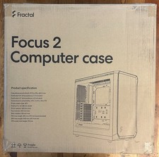 Fractal Design Focus 2 Black Solid -  ATX Mid Tower PC Computer Case + 3 Fans picture