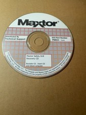 Maxtor Safety Drill Recovery Bootable CD Seagate 2007 Vintage Software picture