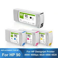 4pc/set HP 90 Ink Cartridge For HP DesignJet 4000 4000ps 4020 4500 4520 Printer picture