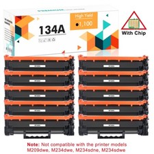 [With Chip] 134A W1340A Toner Compatible With HP 134X LaserJet M209dw M234dw LOT picture