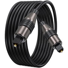 Femoro 10ft Fiber Optic Toslink S/PDIF Optical Audio Cable 10 Feet Long picture