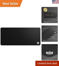 QcK XXL Gaming Mouse Pad - Precision Tracking & Non-Slip Rubber Base - Black picture