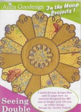 Anita Goodesign: In The Hoop Projects Seeing Double PC CD table topper SEALED picture