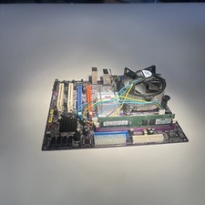 ECS Elitegroup 945GCT-M ATA133 Serial ATA Motherboard Intel with CPU and Memory picture