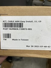 HPE 729872-001 1u Cable Management Arm Kit for HPE Proliant Servers picture