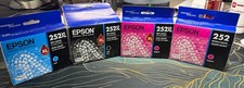 Epson OEM Inkjet Cartridges - Sealed Boxes- Lot of 4 - BlkXL, BlueXL, RedXL, Red picture