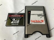 Transcend 2GB INDUSTRIAL Compact Flash +ATA PC card PCMCIA Adapter picture