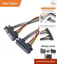 SATA III 22-Pin Data and Power Cable - 19.7 Inches for Enhanced Connectivity picture