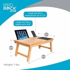 Sofia + Sam Multi Tasking Laptop Bed Tray | Lap Desk Supports Laptops Up to 18 - picture
