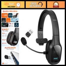 20X Wireless Computer Headset with USB Dongle picture