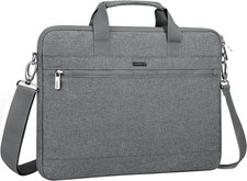 360° Protective Laptop Bag Case for MacBook Air/Pro 15, Chromebook 14, Grey picture