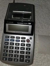 Canon Palm Printer Tax Busines P1-DH V 12 Digits Tested Working  Works On AA ×4  picture