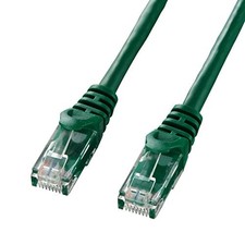 Sanwa Supply CAT6 LAN Cable, 10m, UTP, 1Gbps/250MHz, RJ45 Connector, Anti-Snag C picture