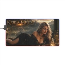 PC Gamer Desk Mat Keira Metz RGB LED Mouse Pad Gaming Playmat Room Decor picture