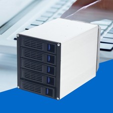 6 Gbps 5 Bay SATA HDD SAS Docking Station 2.5/3.5