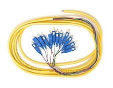 12 Strand Singlemode SC UPC Fiber Pigtail 1M 1 Pack for Splice Fiber Optic picture