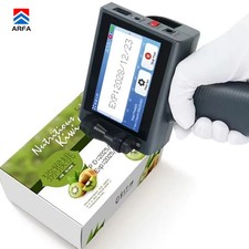 Portable Handheld 12.7MM TIJ Inkjet Printer for Date Barcode QR Label picture