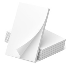 Note Pads 3x5, 6 Pack Small Notepads 3x5 Memo Pads, 3 x 5 Inch, White  picture