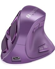Seenda Wireless Vertical Ergonomic Mouse-Purple MAC & PC picture