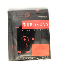 VINTAGE NEW SEALED 1991 CALERA WORDSCAN PLUS OCR SOFTWARE MAC APPLE RM4-BIN22 picture