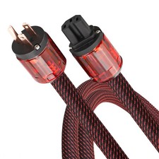 Audiocrast HPC01 HiFi Power Cable, 3.3ft, 125V 15A, Hi-End Amplifier Power Cord picture
