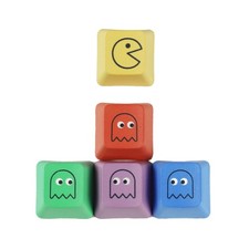 Mechkeeb OEM Profile Pac-man Five Dye PAC PBT Key caps Custom Sublimation key... picture