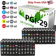 (24 Pack, 2 sets) PGI-29 PGI29 Ink Cartridge PGI 29 for PIXMA Pro1s 1 picture