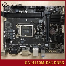 FOR GIGABYTE GA-H110M-DS2 DDR3 LGA1151 32GB VGA Micro ATX Ｍotherboard Test OK picture