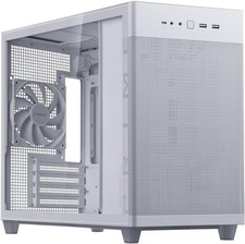 Prime AP201 White Micro ATX PC Case SFF Ready Compact Design Pre-Installed Fan picture