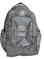 OGIO Backpack Black Gray Sportsman SeaKeeper Ride LOGO Laptop Travel Bag picture