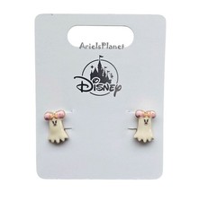 2026 Disney Parks Minnie Mouse Halloween Cute Ghost Stud Earrings picture
