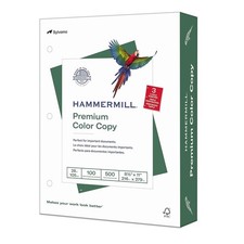 Hammermill Premium Color Copy Paper 28 lb 8.5x11 Bright 100 Printer Paper picture