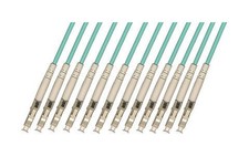 175M INDOOR ARMORED LC-LC 12 STRAND OM3 50/125 MULTIMODE FIBER OPTIC CABLE picture