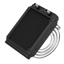 Clyxgs Water Cooling Radiator, 12 Pipe Aluminum Heat Exchanger Radiator with Tub picture