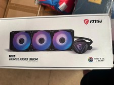 MSI MAG CoreLiquid 360R AIO Liquid CPU Cooler RGB Radiator picture