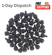 50 Pcs #6-32 x 5mm Computer Case Thumb Screws Black Carbon Steel PC Case Chassis picture