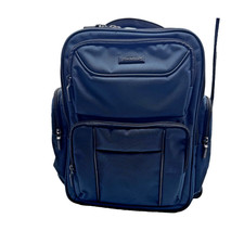 Brookstone Laptop Tablet Bryce Collection Business  Backpack Blue picture