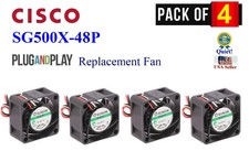 Pack of 4x New Fans for Cisco SG500X-48P Stackable Managed Switch picture