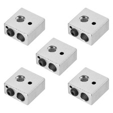 Aluminum Heater Block, Specialized for MK7 MK8 M6 1.75mm Filament 5pcs picture