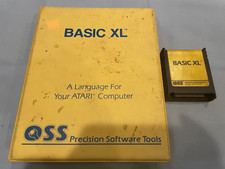 BASIC XL - 1985 Vintage OSS Atari 400/800 Computer Cartridge w/Manual - TESTED picture