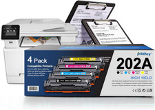 4-Pack Toner 202A BCMY Cartridges PikBey Compatible With HP BN picture