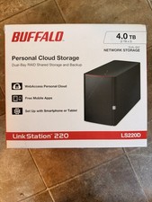 NIB - BUFFALO LinkStation 220 4TB Home Office Private Cloud Data Storage picture