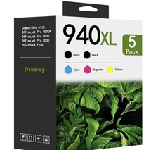 902XL Ink Cartridges Combo Pack for HP Printers Black Color Set  5 Pack picture
