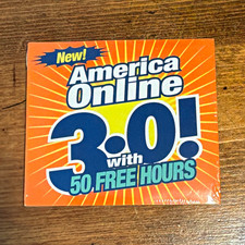 America Online AOL 3.0 Trial Disk 1998 Sealed picture